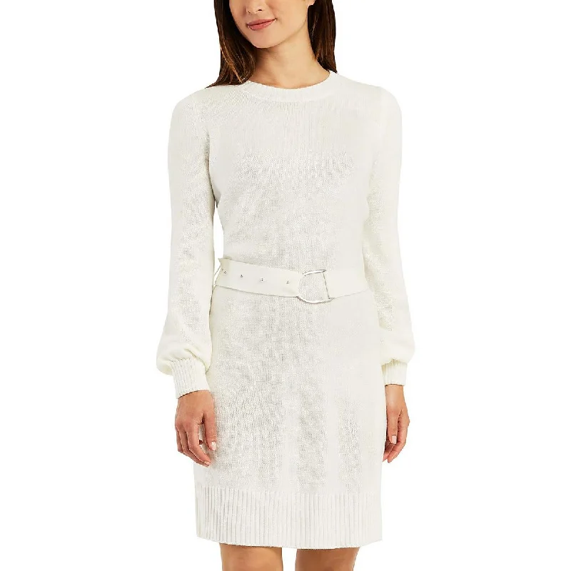 BCX Womens Juniors Knit Mini Sweaterdress