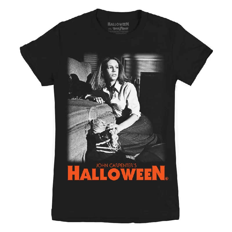 Halloween There's No Such Thing Ladies T-Shirt Elegant Classic Vintage
