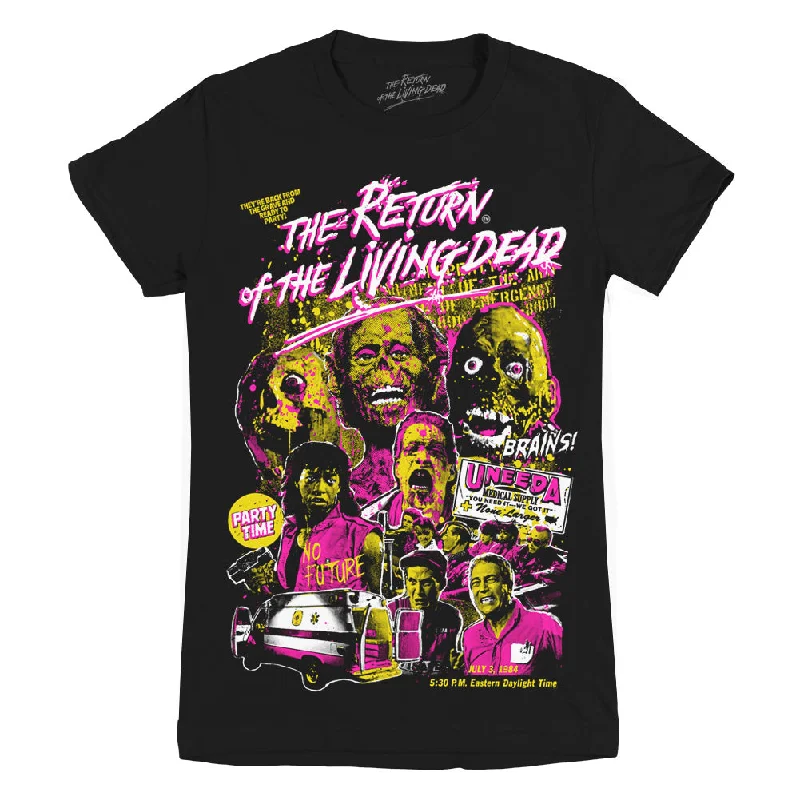 Return Of The Living Dead Back From The Grave Ladies T-Shirt