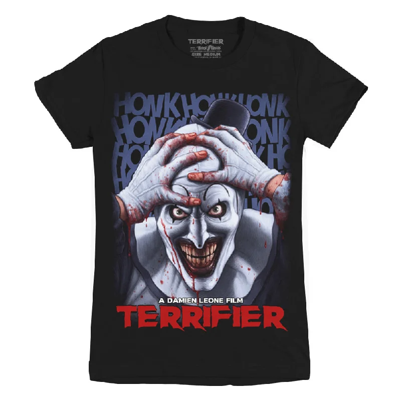 Terrifier Art's Killing Joke Ladies T-Shirt Lace Blend Ribbed Blend Corduroy Blend