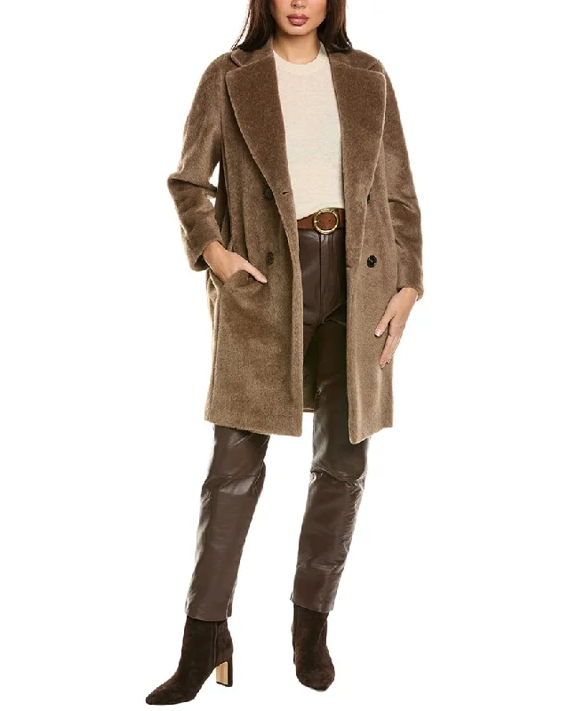 S Max Mara Roseto Alpaca & Wool-Blend Coat