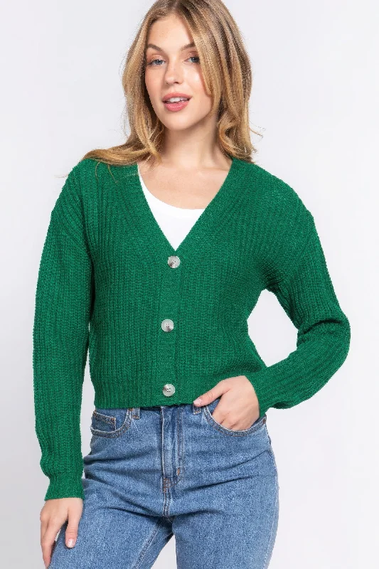 Long slv v-neck sweater cardigan Faux Fur Fabric Real Fur Fabric Shearling Fabric